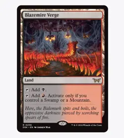 Blazemire Verge - Duskmourn (DSK) - MTG Rare #256 | Regular Card - Image 1