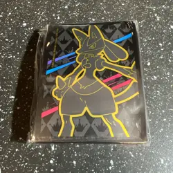 Pokemon Cards TCG Crown Zenith Elite Trainer Box 65ct Card Sleeves Lucario Lot - Image 1