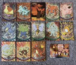 1999 Topps Pokemon TV Animation Edition Lot Of 32 Cards 14 Holo Foil Black Logo - Image 3