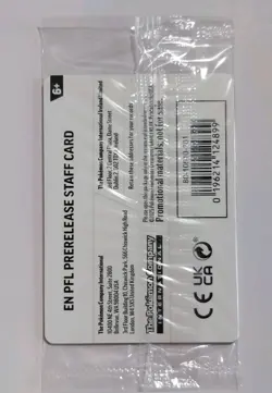 Phantasmal Flames STAFF Sealed Promo Pack - 4 Cards Pokemon TCG Mega Evolution - Image 3