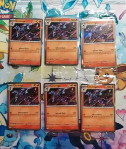 Phantasmal Flames STAFF Sealed Promo Pack - 4 Cards Pokemon TCG Mega Evolution - Image 4
