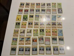 Lot of 56 Pokemon 1999 Base Set Shadowless Cards- Near Mint/ Light Play LOT #21 - Image 1
