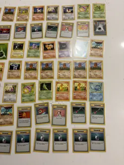 Lot of 56 Pokemon 1999 Base Set Shadowless Cards- Near Mint/ Light Play LOT #21 - Image 2