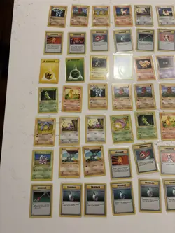 Lot of 56 Pokemon 1999 Base Set Shadowless Cards- Near Mint/ Light Play LOT #21 - Image 3