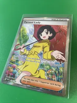 Parasol Lady - 238/182 - Pokemon Paradox Rift Full Art Ultra Rare Card NM - Image 3