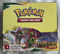 EMPTY BOX- Pokemon TCG Sword & Shield Evolving Skies Booster Box -NO CARDS - Image 1