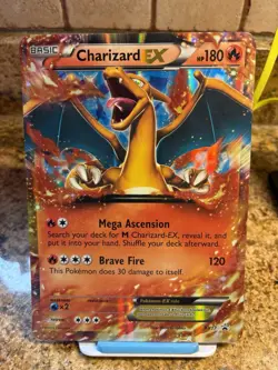 Pokemon TCG Charizard EX XY17 Jumbo Holo Black Star Promo Card 2014 - Image 1