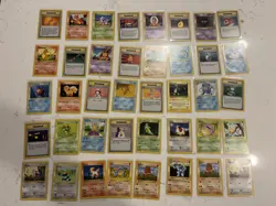 Lot of 40 Pokemon 1999 Base Set Shadowless Cards- Near Mint/ Light Play LOT #21 - Image 1