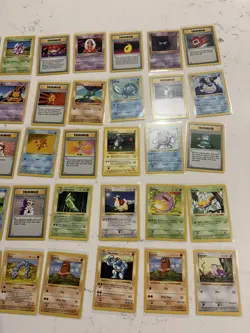 Lot of 40 Pokemon 1999 Base Set Shadowless Cards- Near Mint/ Light Play LOT #21 - Image 2