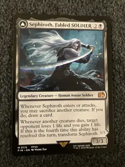 Magic The Gathering MTG - Sephiroth, Fabled SOLDIER - Final Fantasy - Image 1
