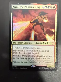 Ozai, the Phoenix King Avatar MTG Foil NM M0235 - Image 3
