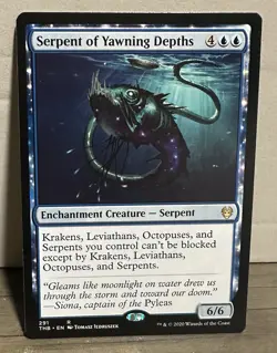 Serpent of Yawning Depths THB Theros Beyond Death 291 Regular NM MTG - Image 1