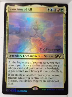 Sanctum of All - FOIL - Prerelease Promo - Magic the Gathering MTG Nice! - Image 1
