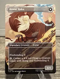 The Legend of Roku Avatar Roku 0357 Regular Borderless MTG Avatar Last Airbender - Image 2