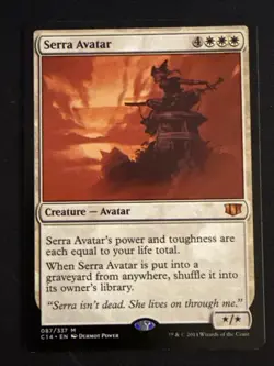 1x Serra Avatar (087) Commander 2014 LP MTG Magic the Gathering x1 MKE - Image 1