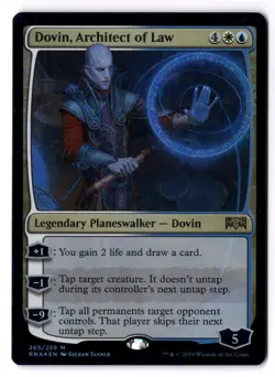 Dovin Architect of Law LP* FOIL Ravnica Allegiance ENGLISH 265/259 -UnltdCards - Image 1