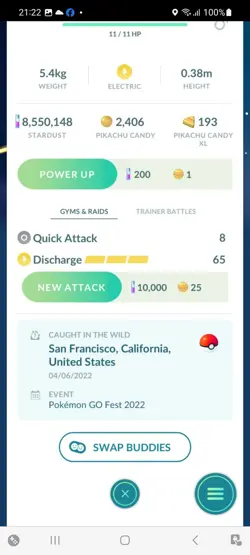 Pokemon Go Shiny Pikachu Flowers ( Stage 1 ) - Image 2