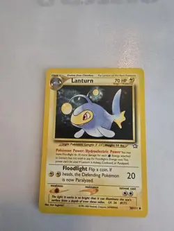 LANTURN 38/111 - Neo Genesis Set - VINTAGE WOTC Pokemon Card - Unlimited - NM - Image 1