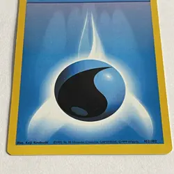 Lot 4 1st Edition Shadowless Water Energy 102/102 Base Set Vintage Pokemon Card - Image 2