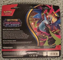 Pokemon TCG: ME - Phantasmal Flames 3-Pack Blister Sneasel Card Factory Sealed - Image 2