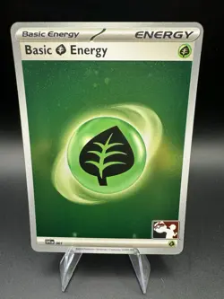 Leaf Grass Energy Cosmo Holo SVE 001 Pokemon 151 Prize Pack Series Cards - NM - Image 1