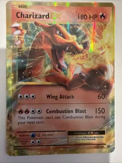 Pokemon XY Evolutions Charizard EX 12/108 Holo English TCG Card - Image 1