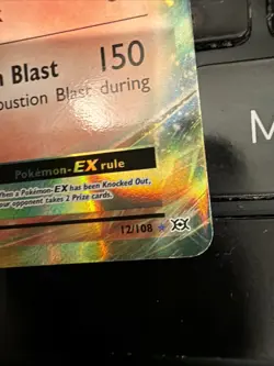 Pokemon XY Evolutions Charizard EX 12/108 Holo English TCG Card - Image 4