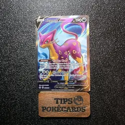 Pokemon Liepard v Full Art Card 180/198 SWSH Chilling Reign - Image 1