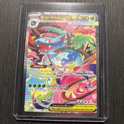Mega Venusaur EX SIR 177/132 Mega Evolution English pokemon TCG Near Mint Card - Image 1
