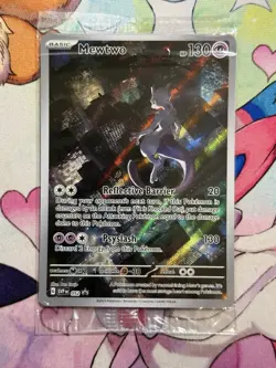 Mewtwo SVP 052 SEALED Illustration Rare Black Star Promo Pokemon Card - Image 1