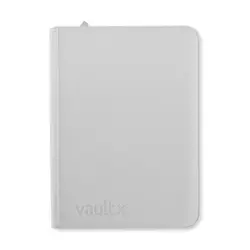 Vault X White Edition 9 Pocket Exo-Tec Zip Binder - 360 Cards - New - Image 1