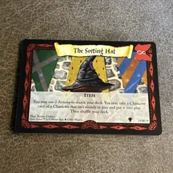 Harry Potter Trading Card Game The Sorting Hat 29/80 Holo Foil Quidditch Cup - Image 1