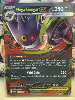 Pokemon Phantasmal Flames Series Holo Card - Mega Gengar EX 056/094 - Image 1