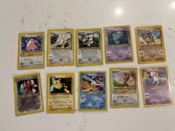 Lot of 10 Vintage Pokemon Black Star Promo Cards Near Mint/ Light Play Lot #23 - Image 1