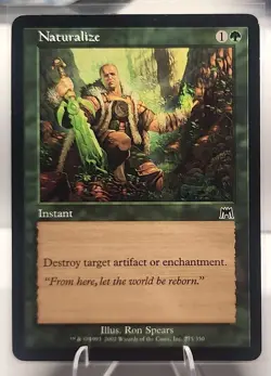 MtG 4x Naturalize Onslaught Regular NM - Image 1