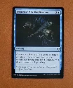 NM Irenicus's Vile Duplication 078/361 "The List" Reprint Baldur's Gate CLB - Image 1