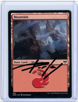 Mountain Signed Artist Proof MTG - Image 2