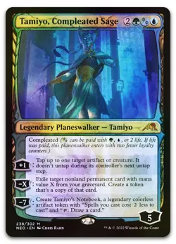 Tamiyo, Compleated Sage #238 (Foil) (NM) Kamigawa Neon Dynasty NEO Magic MTG - Image 1