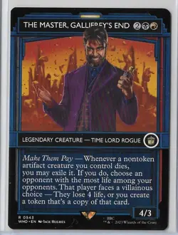 MTG The Master, Gallifrey's End Showcase Universes Beyond: Doctor Who (WHO) 0543 - Image 1
