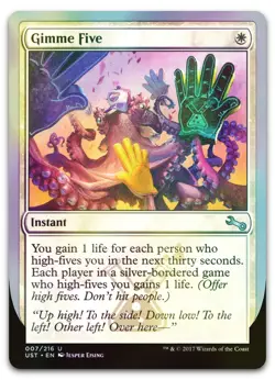 Gimme Five #7 (Foil) (NM) Unstable UST Magic MTG - Image 1