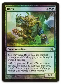 Rhox #291 (Foil) (NM) 10th Edition 10E Magic MTG - Image 1
