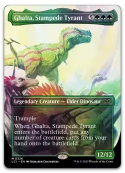 Ghalta, Stampede Tyrant (Borderless) #326 (Foil) NM Lost Caverns of Ixalan - Image 1