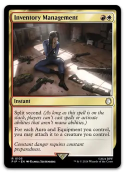 Inventory Management #105 (NM) Fallout PIP Magic MTG - Image 1