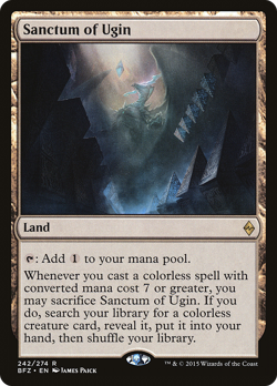 Sanctum of Ugin #242 (HP) Battle for Zendikar BFZ Magic MTG - Image 1