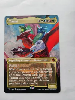 Tiamat Borderless AFR MTG Regular - Image 1