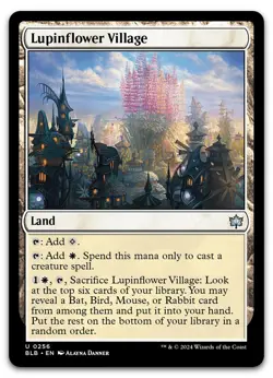 Lupinflower Village #256 (NM) Bloomburrow BLB Magic MTG - Image 1