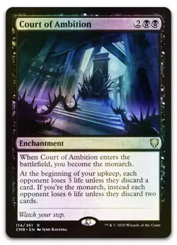 Court of Ambition #114 (Foil) (NM) Commander Legends CMR Magic MTG - Image 1