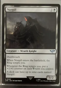 Mtg Lord Of The Rings Nazgul 0100 NM - Image 1