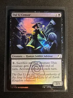 Dai Li Censor (Foil) 0102 Avatar: The Last Airbender: Eternal-Legal TLE - MTG NM - Image 1