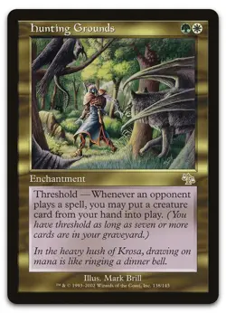 Hunting Grounds #138 (NM) Judgment JUD Magic MTG - Image 1